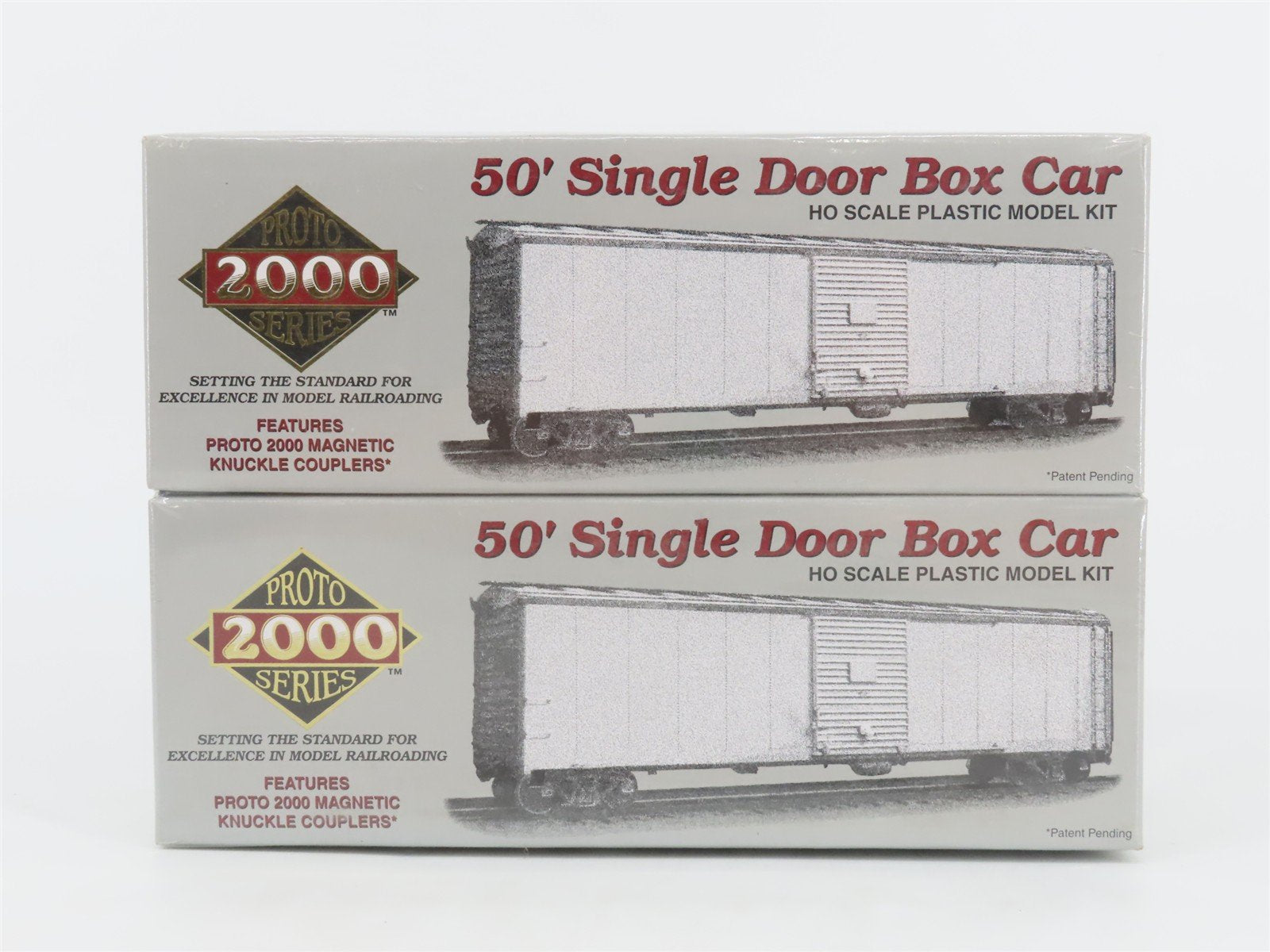 HO Scale PROTO 2000 Kit #21970 CB&Q Burlington Route 50' Box Car 4-Pack Sealed