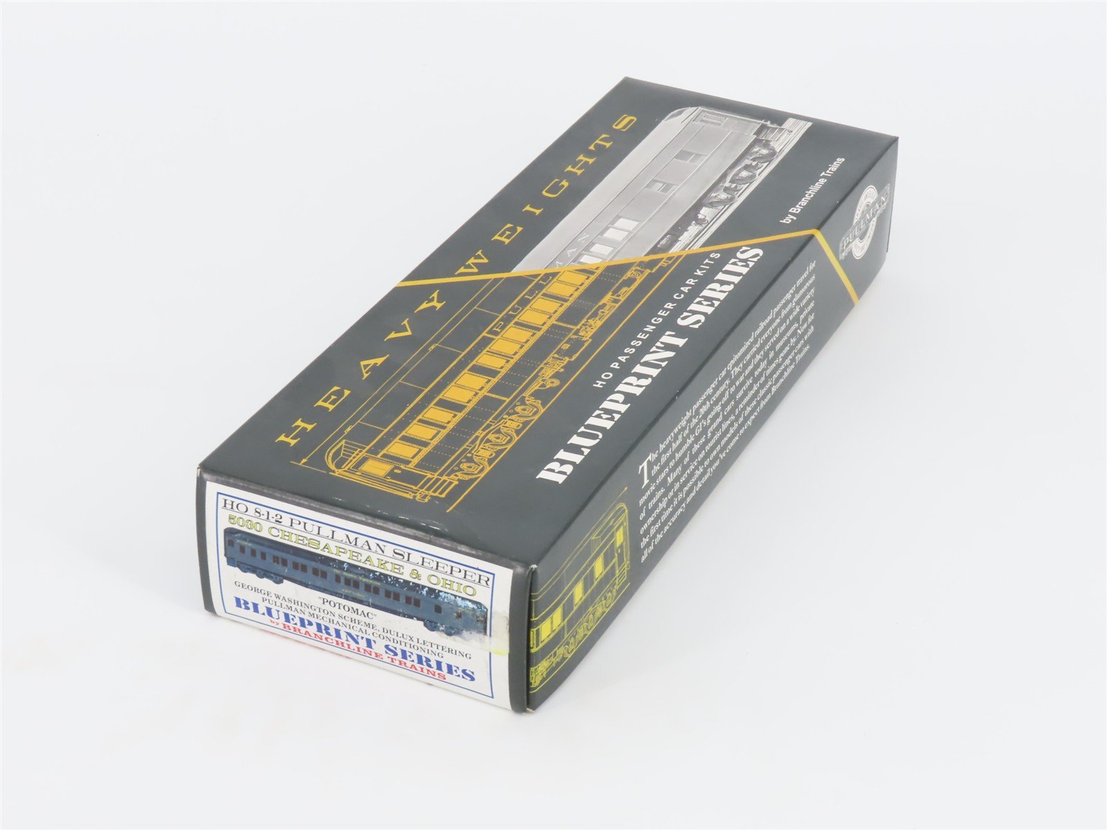 HO Scale Branchline 5030 C&O Chesapeake & Ohio 8-1-2 Sleeper Passenger Car Kit