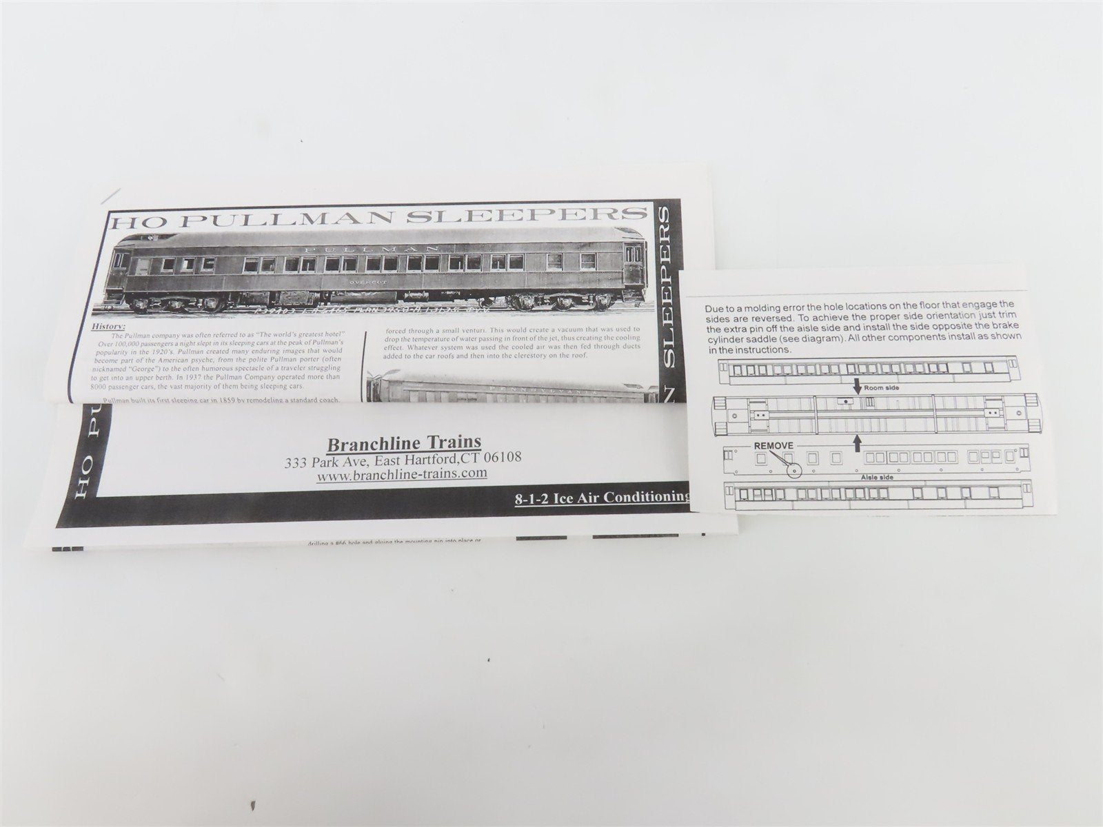 HO Scale Branchline 5031 C&O Chesapeake & Ohio 8-1-2 Sleeper Passenger Car Kit