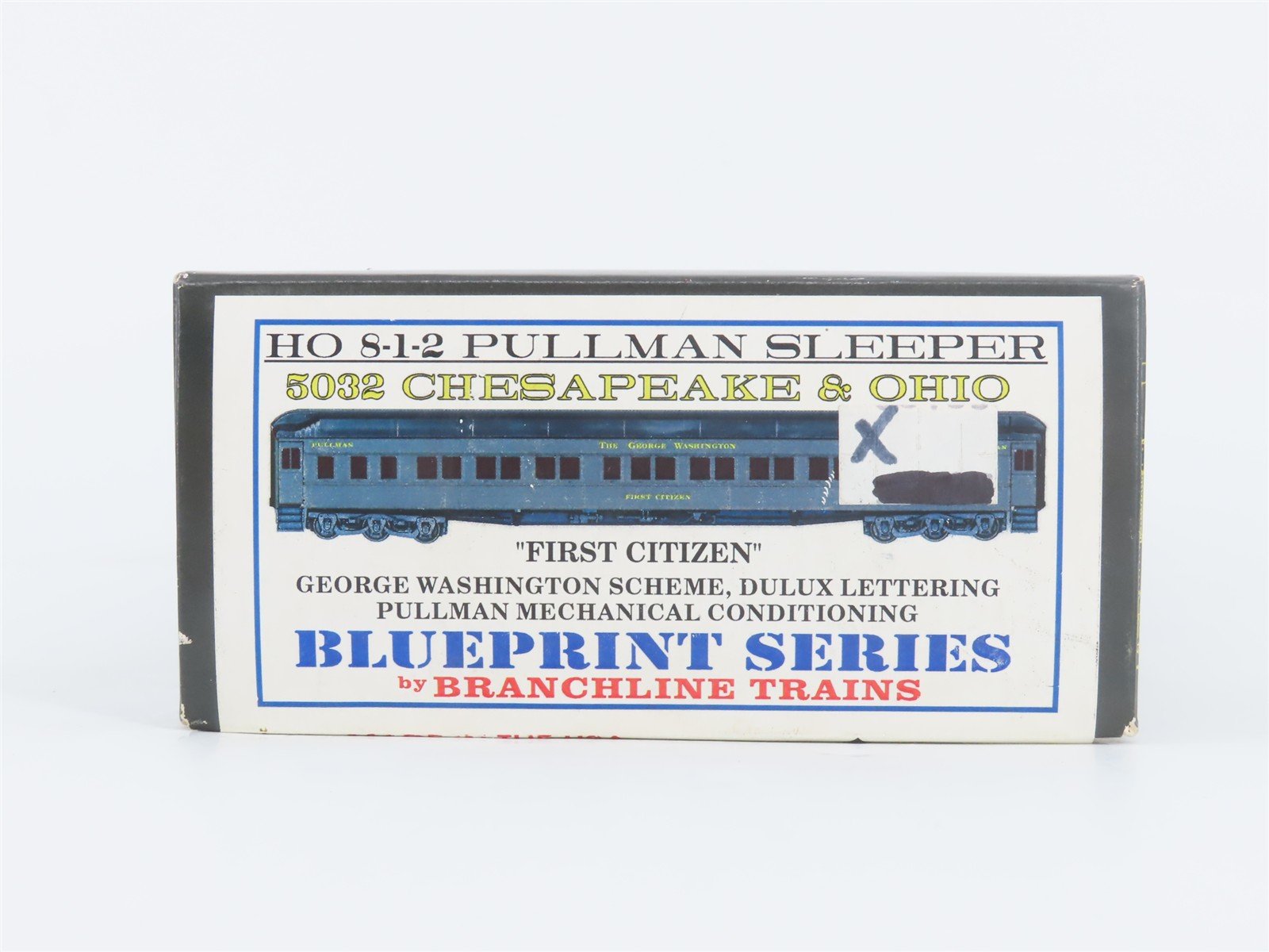 HO Scale Branchline 5032 C&O Chesapeake & Ohio 8-1-2 Sleeper Passenger Car Kit