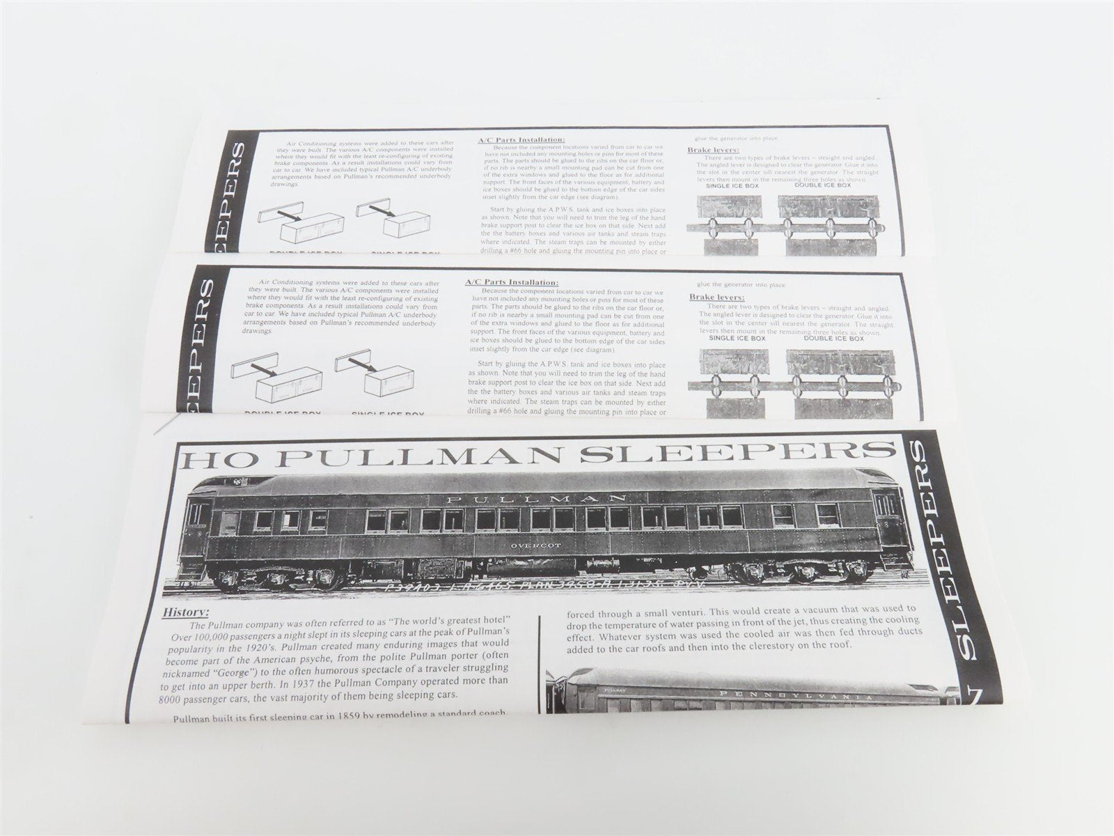 HO Scale Branchline 5032 C&O Chesapeake & Ohio 8-1-2 Sleeper Passenger Car Kit