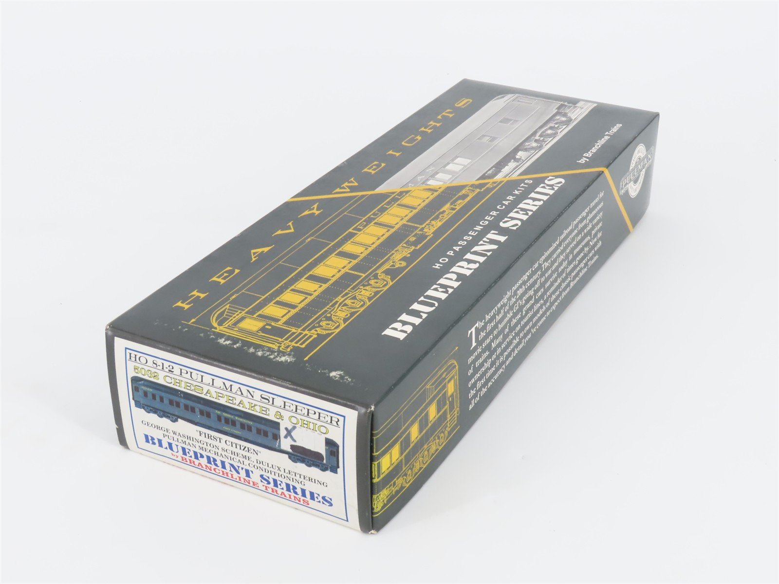 HO Scale Branchline 5032 C&O Chesapeake & Ohio 8-1-2 Sleeper Passenger Car Kit
