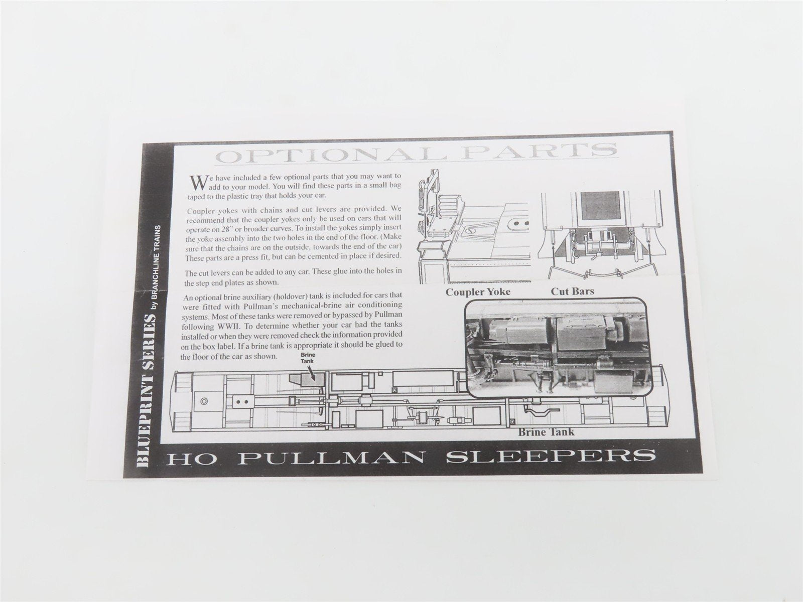 HO Scale Branchline 15301 Pullman 1-21 Sleeper Passenger Car 