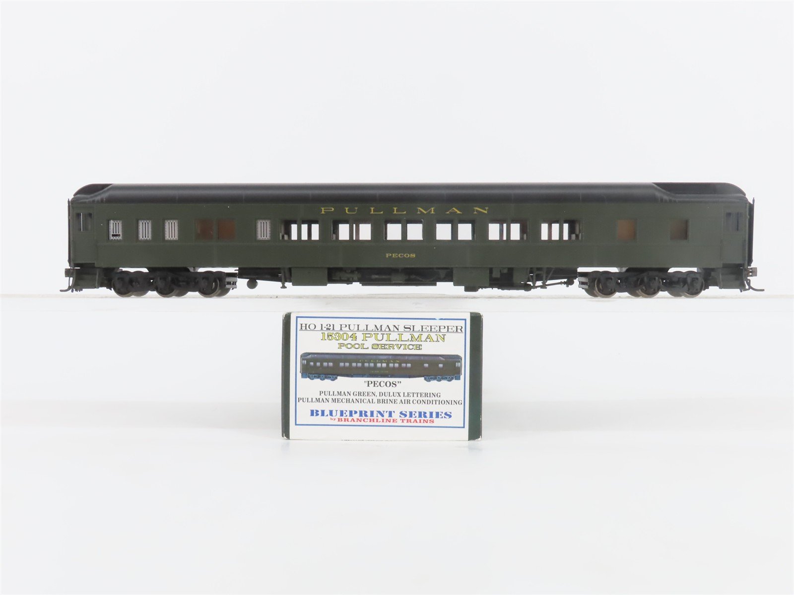 HO Scale Branchline 15304 Pullman 1-21 Sleeper Passenger Car "Pecos"