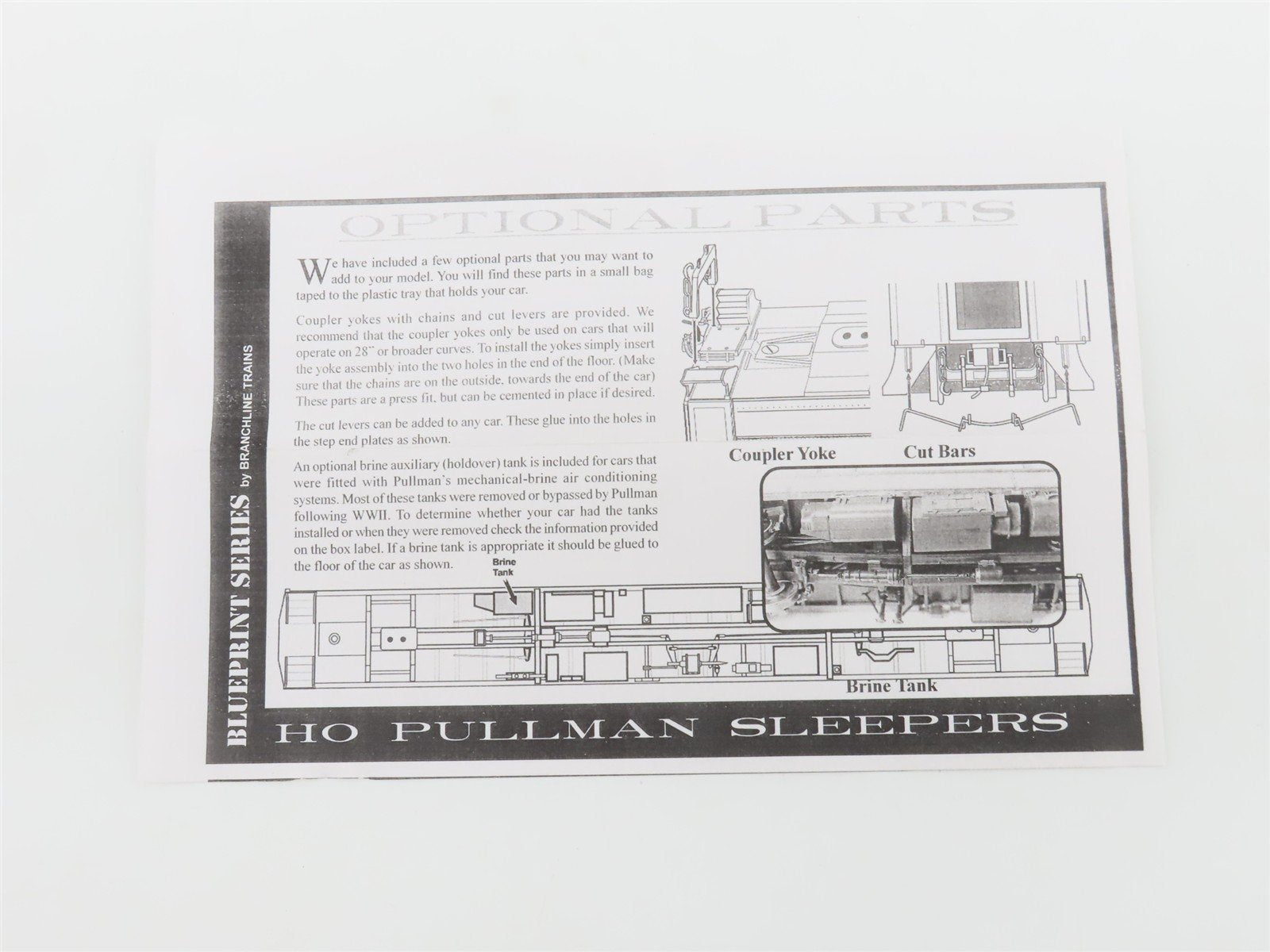 HO Scale Branchline 15304 Pullman 1-21 Sleeper Passenger Car 
