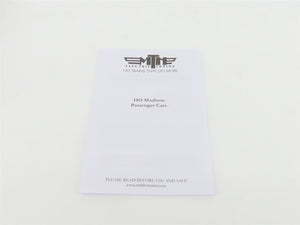 HO Scale MTH 80-40003 Pullman Maroon HW Sleeper Passenger 2-Car Set w/Lights