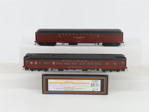 HO Scale MTH 80-40002 Pullman HW Baggage/Sleeper Passenger 2-Car Set w/Lights