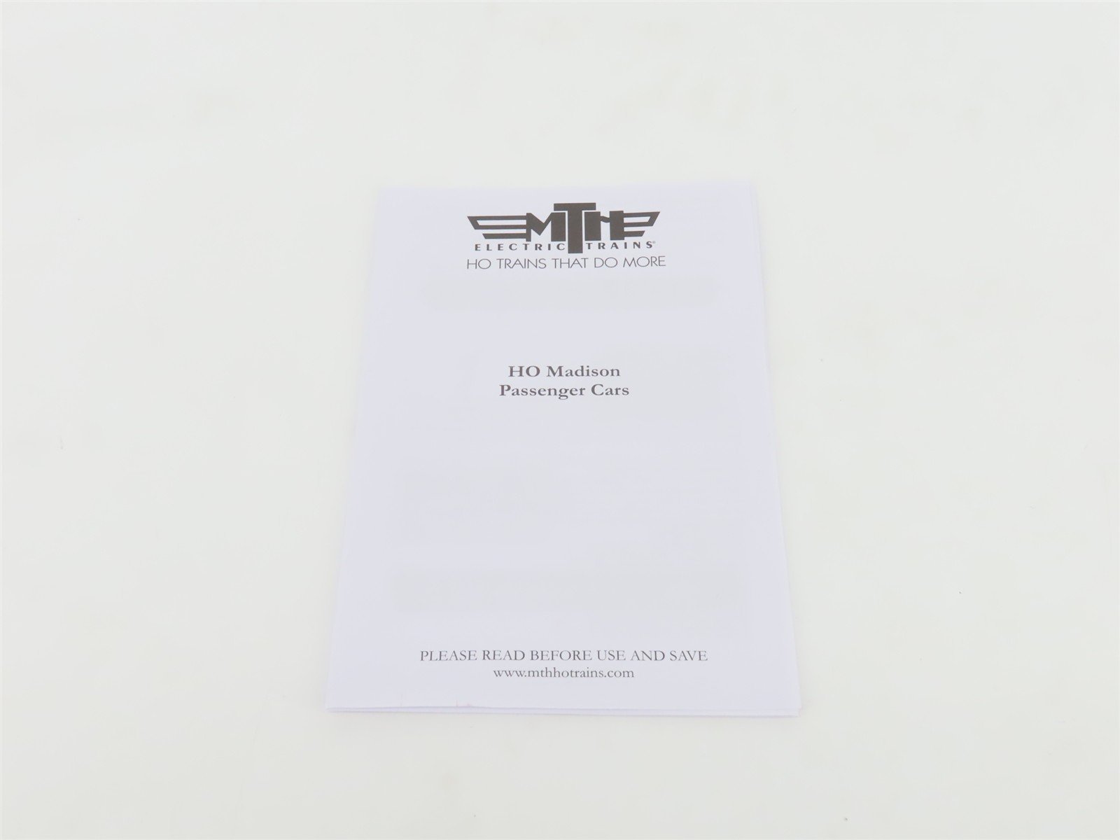 HO Scale MTH 80-40002 Pullman HW Baggage/Sleeper Passenger 2-Car Set w/Lights