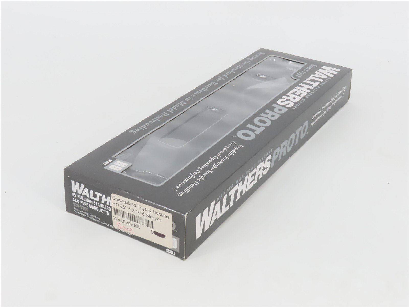 HO Walthers Proto 920-9366 C&O Chesapeake & Ohio P-S 85' Sleeper Passenger Car