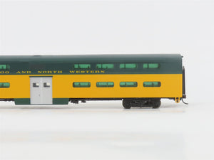 HO Scale Walthers RTR 932-6251 CNW Railway 85' Bi-Level Coach Passenger Car