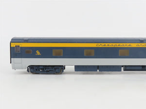 HO Scale Walthers RTR 932-6849 C&O Chesapeake & Ohio 10-6 Sleeper Passenger Car