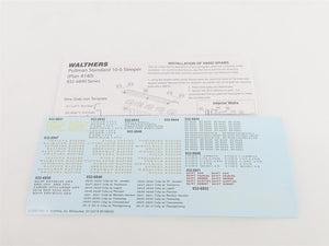 HO Scale Walthers RTR 932-6849 C&O Chesapeake & Ohio 10-6 Sleeper Passenger Car
