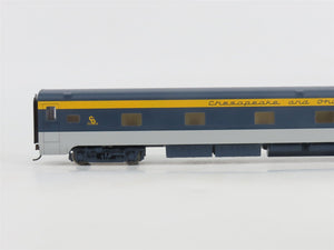 HO Scale Walthers RTR 932-6849 C&O Chesapeake & Ohio 10-6 Sleeper Passenger Car
