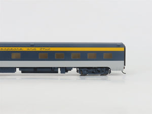 HO Scale Walthers RTR 932-6849 C&O Chesapeake & Ohio 10-6 Sleeper Passenger Car