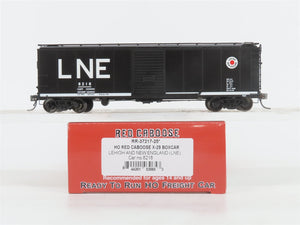 HO Scale Red Caboose RR-37217-25 LNE Lehigh & New England 40' X-29 Box Car #8218