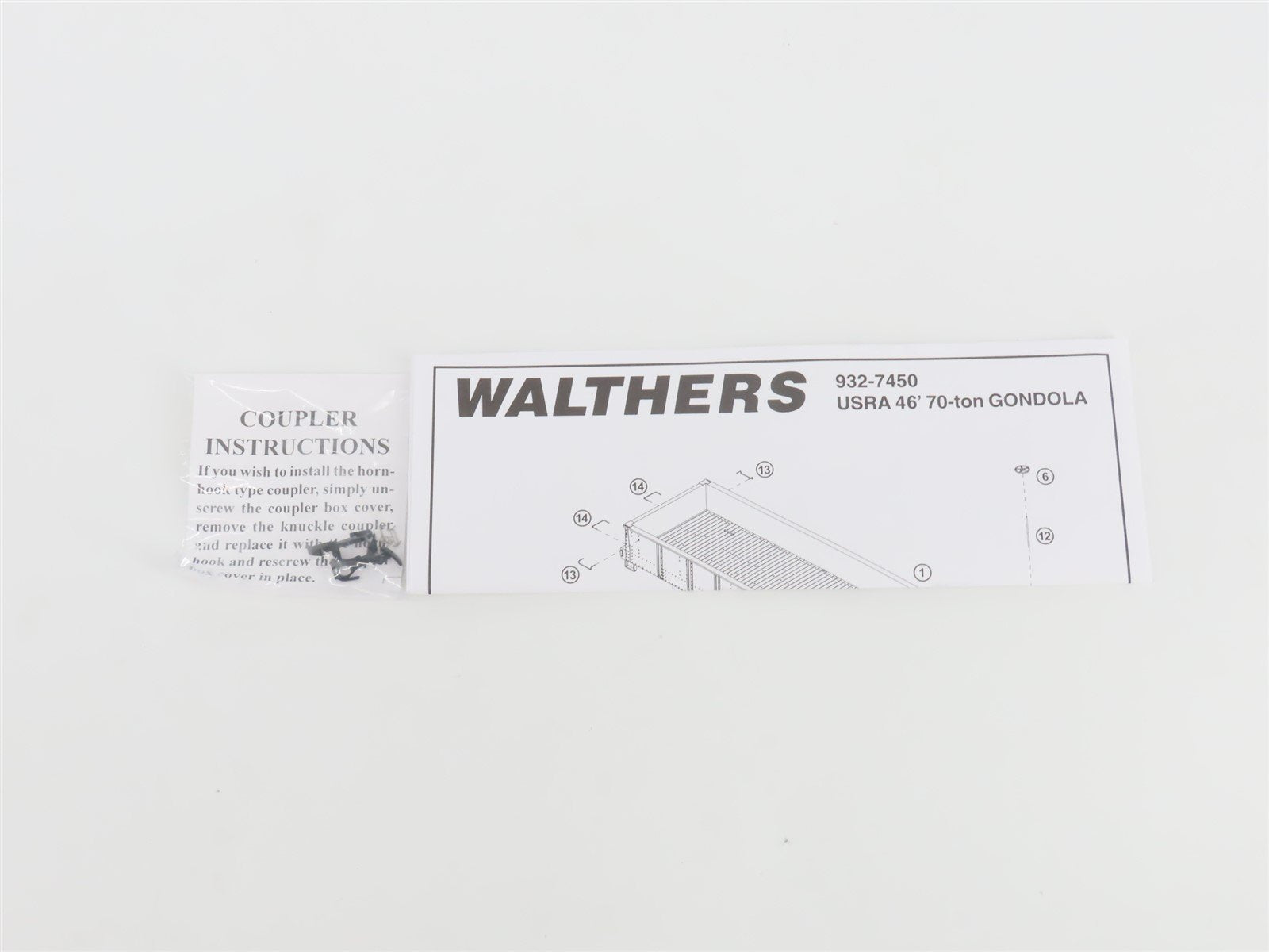 HO Scale Walthers 932-27453 NYC New York Central 46' USRA Gondolas 2-Pack