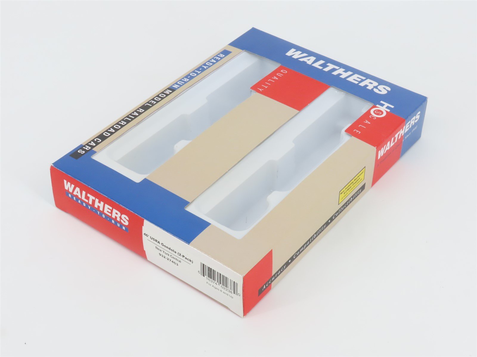 HO Scale Walthers 932-27453 NYC New York Central 46' USRA Gondolas 2-Pack