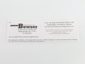 HO Scale Bowser 55405 DTI Detroit Toledo & Ironton 50' Round Roof Box Car #13537