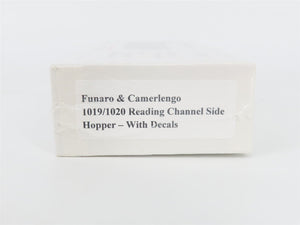HO Funaro & Camerlengo Resin Kit 1019/1020 Undecorated RDG 2-Bay Hopper - SEALED