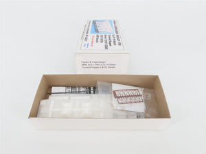 HO Scale Funaro & Camerlengo Resin Kit 6890 Undecorated LNE 2-Bay Covered Hopper