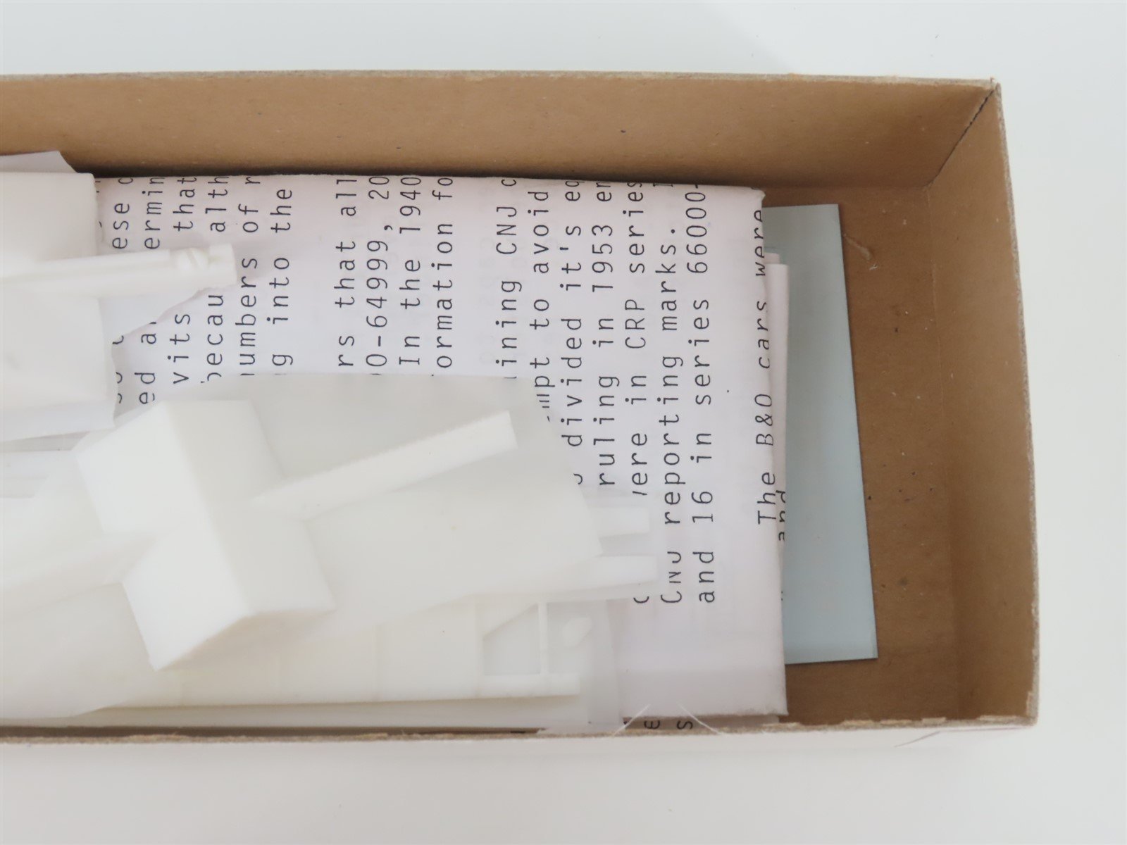 HO Funaro & Camerlengo Resin Kit 6761 Undecorated B&O/CNJ/CRP 2-Bay Hopper
