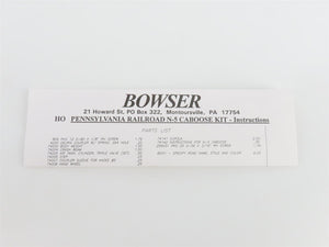 HO Scale Bowser Kit 55013 AMTK Amtrak MofW Orange N-5 Caboose #14005