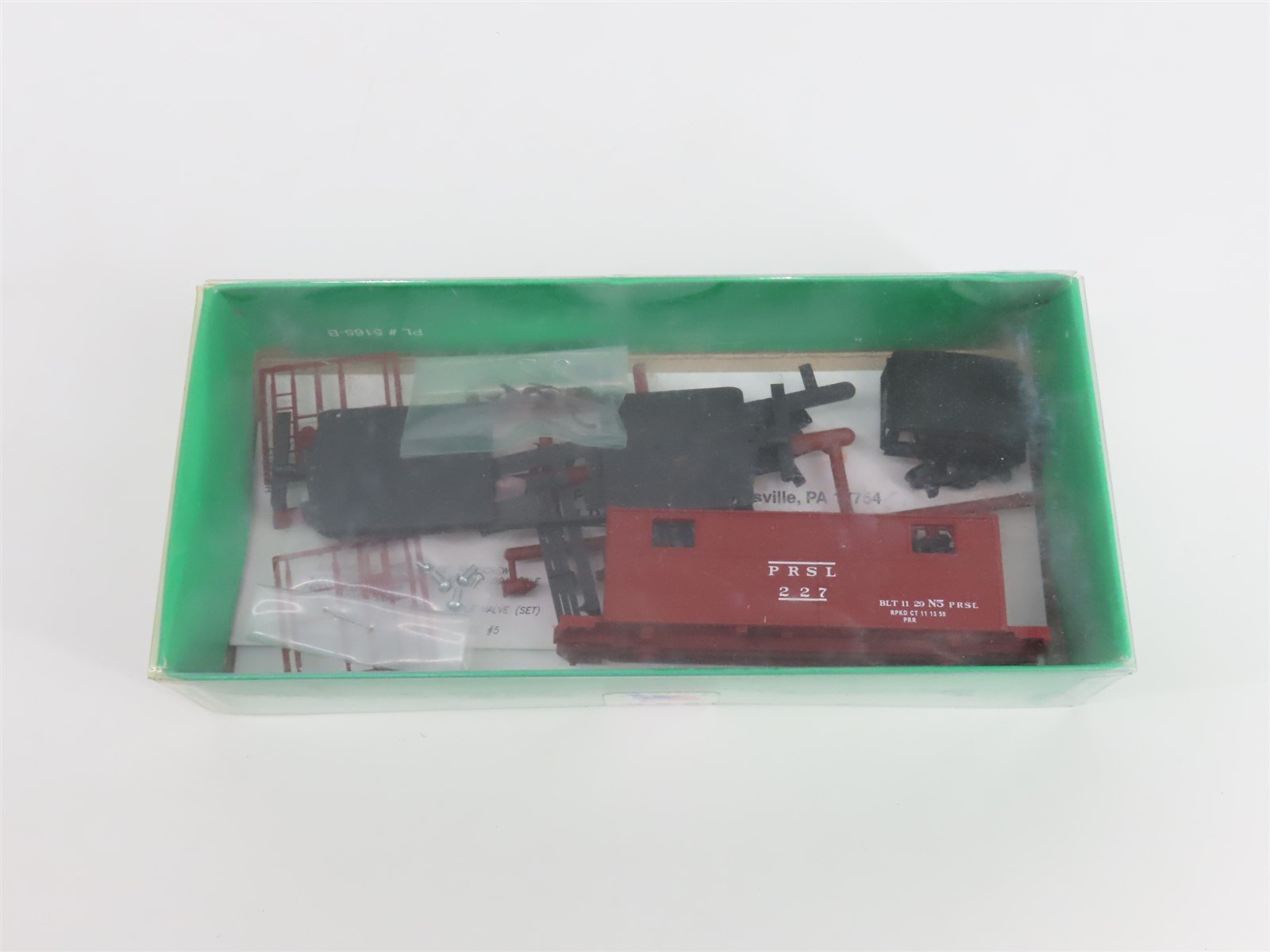 HO Bowser Kit 55020 PRSL Seashore Lines N5 Center Cupola Steel Caboose #227