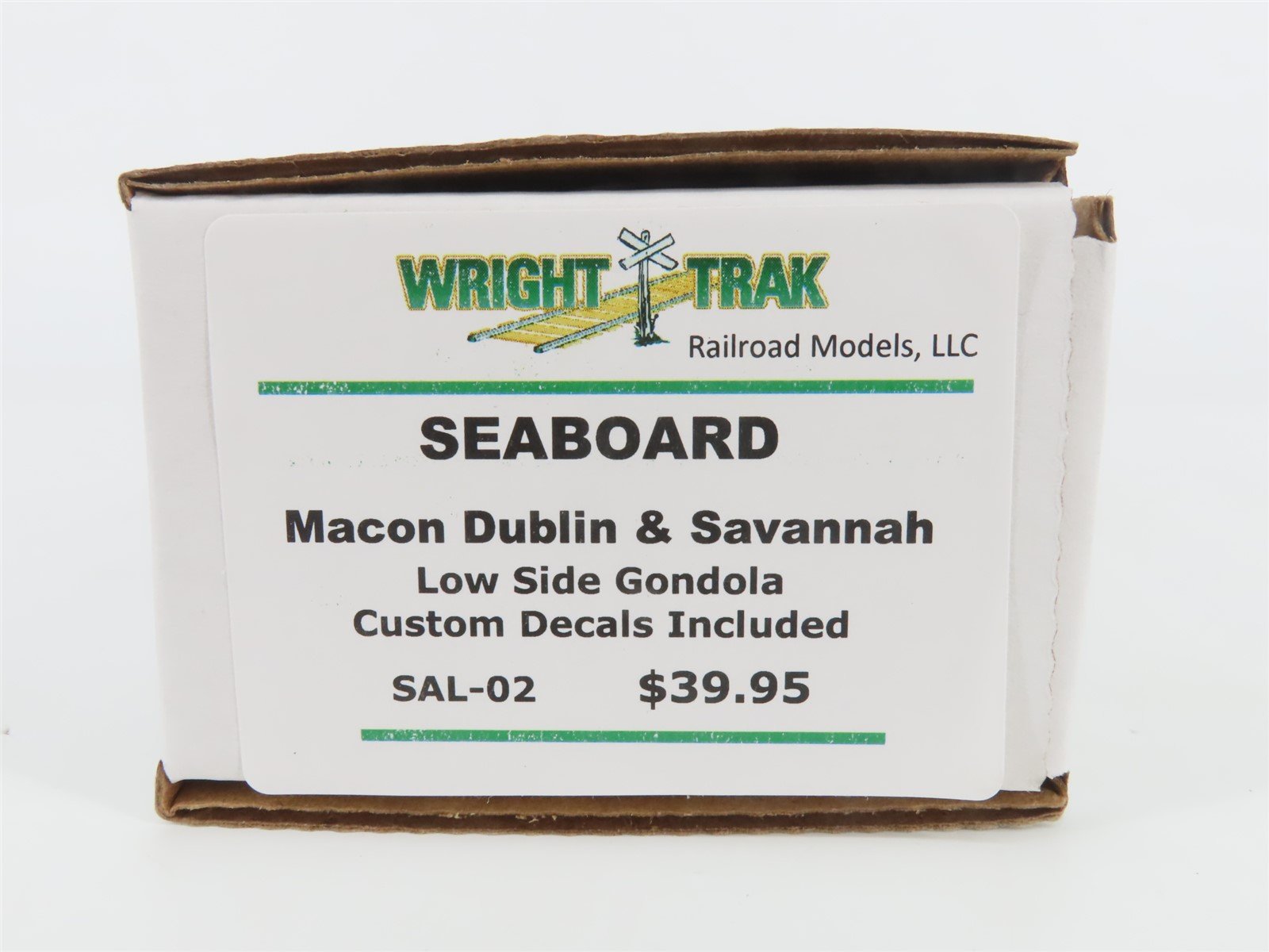 HO Scale Wright Trak Kit SAL-02 Undecorated SAL/MD&S 42' Low Side Gondola