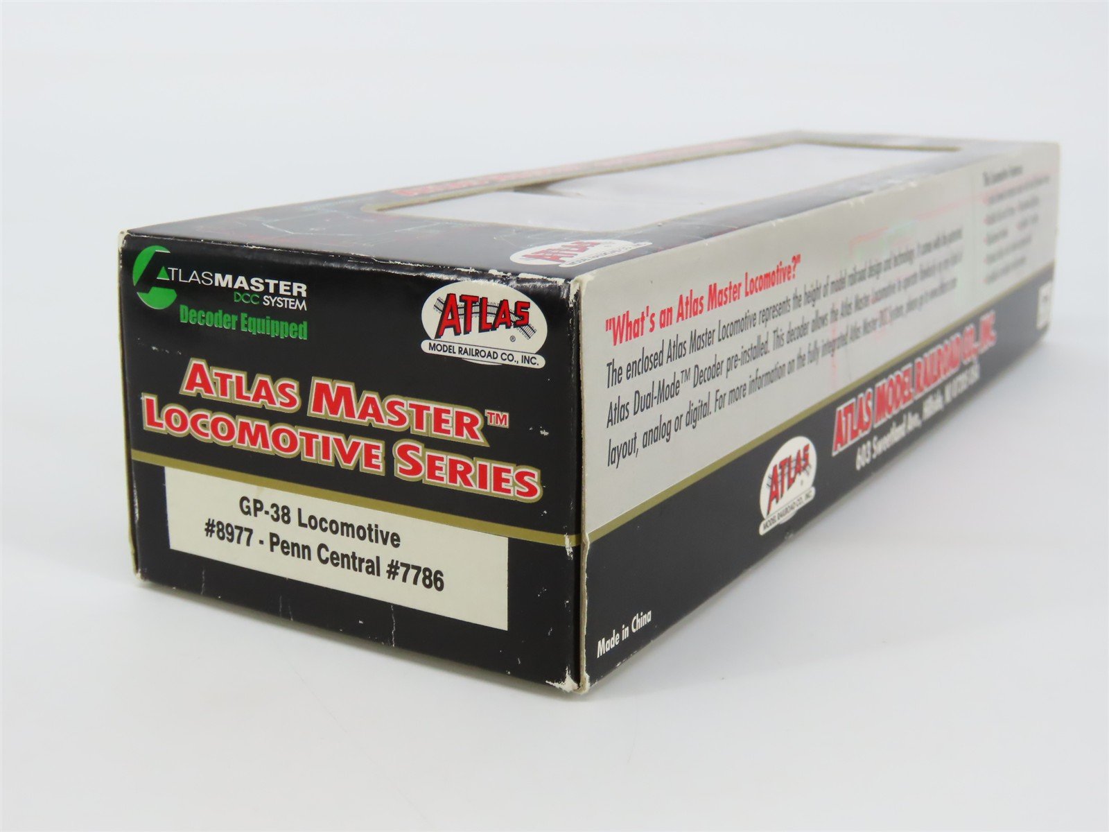 HO Scale Atlas Master 8977 PC Penn Central EMD GP38 Diesel #7786 w/ DCC