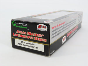 HO Scale Atlas Master 8976 PC Penn Central EMD GP38 Diesel #7754 w/ DCC