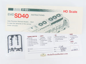 HO Scale KATO 37-01B PRR Pennsylvania EMD SD40 Diesel Locomotive #6086