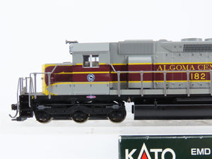 HO Scale KATO 37-6322 AC Algoma Central EMD SD40 Diesel #182 - DCC Ready