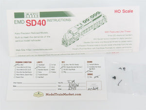 HO Scale KATO 37-6322 AC Algoma Central EMD SD40 Diesel #182 - DCC Ready