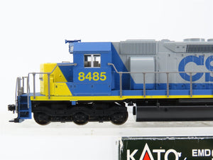 HO Scale KATO 37-01Q CSX Transportation EMD SD40 Diesel Locomotive #8485