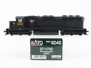 HO Scale KATO 37-1742 PRR Pennsylvania EMD SD45 Diesel #6200 - DCC Ready