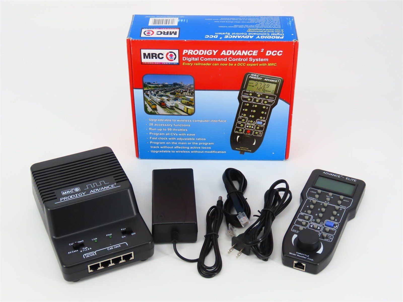 MRC 0001414 Prodigy Advance2 DCC Digital Command Control System w/ Throttle