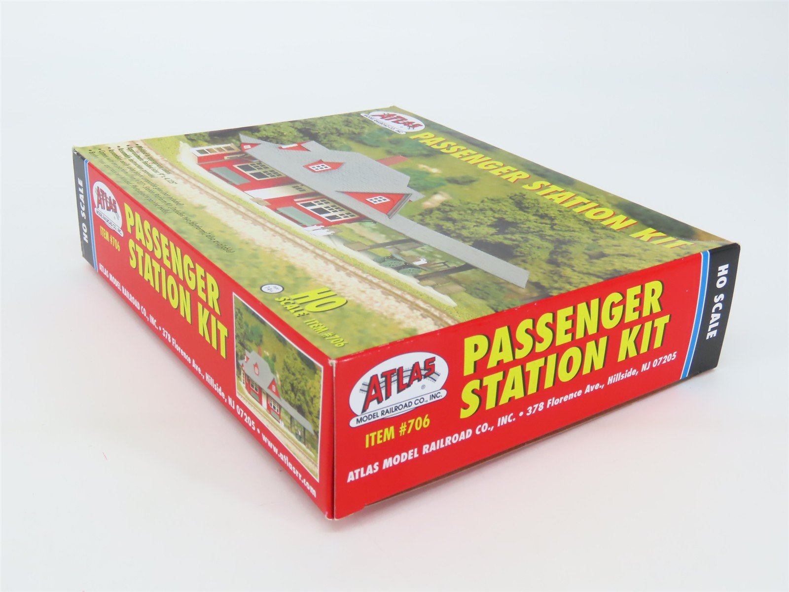 HO 1/87 Scale Atlas Kit #706 Passenger Station Building