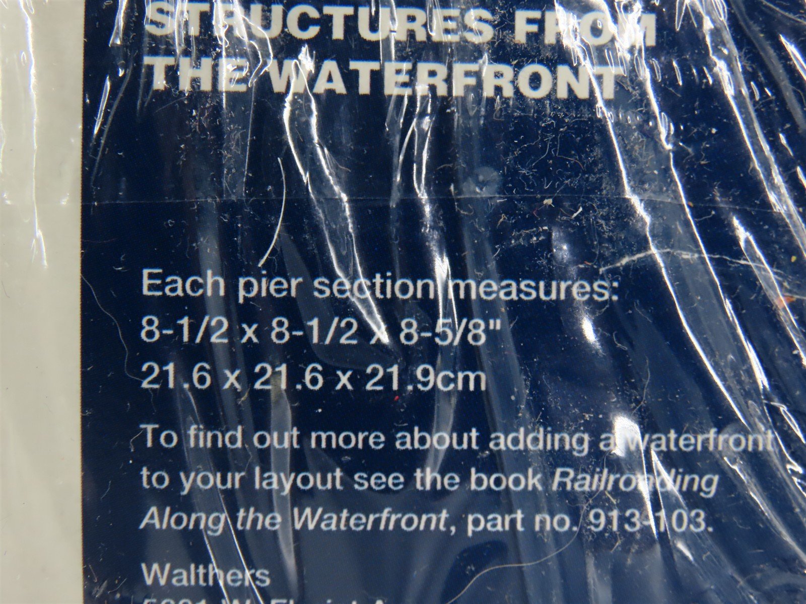 HO Scale Walthers Cornerstone Waterfront Kit #933-3068 Carfloat Apron - SEALED