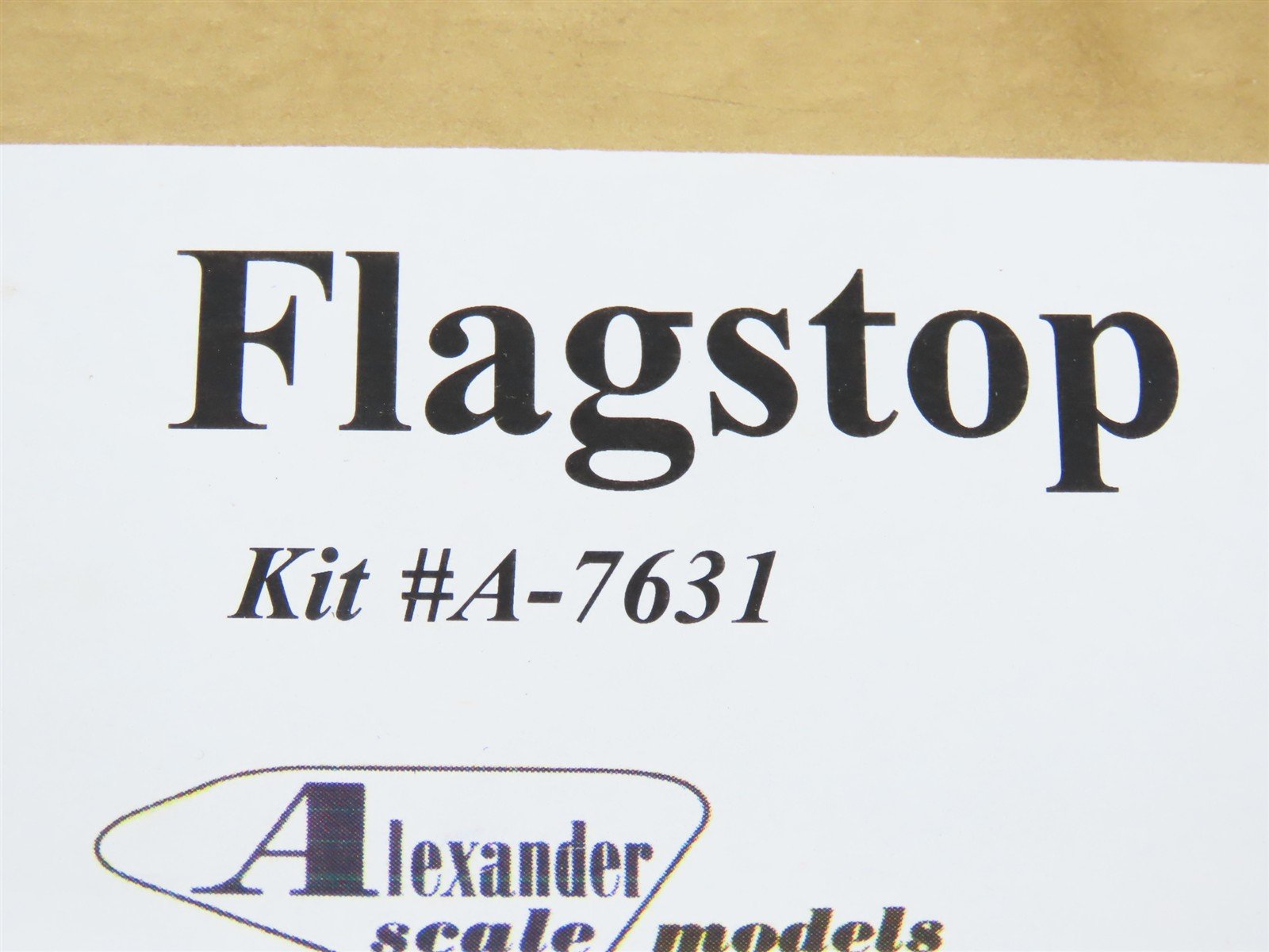 HO 1/87 Scale Alexander Scale Models Kit #A-7631 Pennsylvania Flagstop Building
