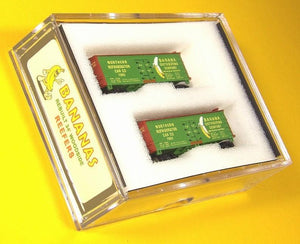 Z Scale FULL THROTTLE FTB9202-1 NRCC Bananas 34' Woodside Reefers Set #1