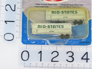 LOT of 3 Packs N Scale CMW Mini Metals 51105 Mid-States 32' Aerovan Trailers