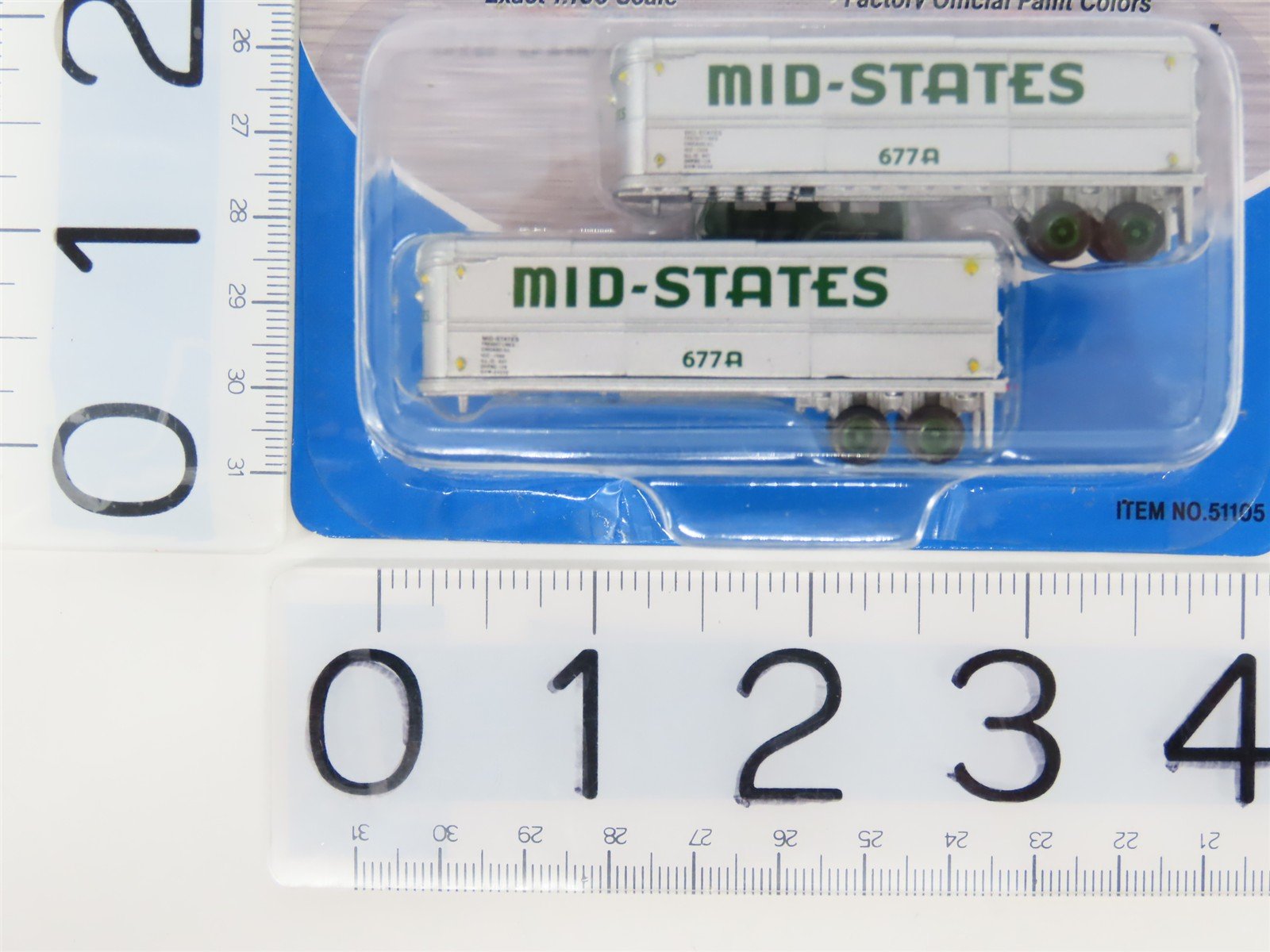 LOT of 3 Packs N Scale CMW Mini Metals 51105 Mid-States 32' Aerovan Trailers