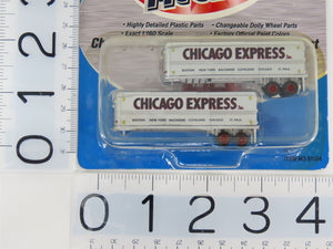 LOT of 3 Packs N Scale CMW Mini Metals Mid-States/Chicago Express 32' Trailers
