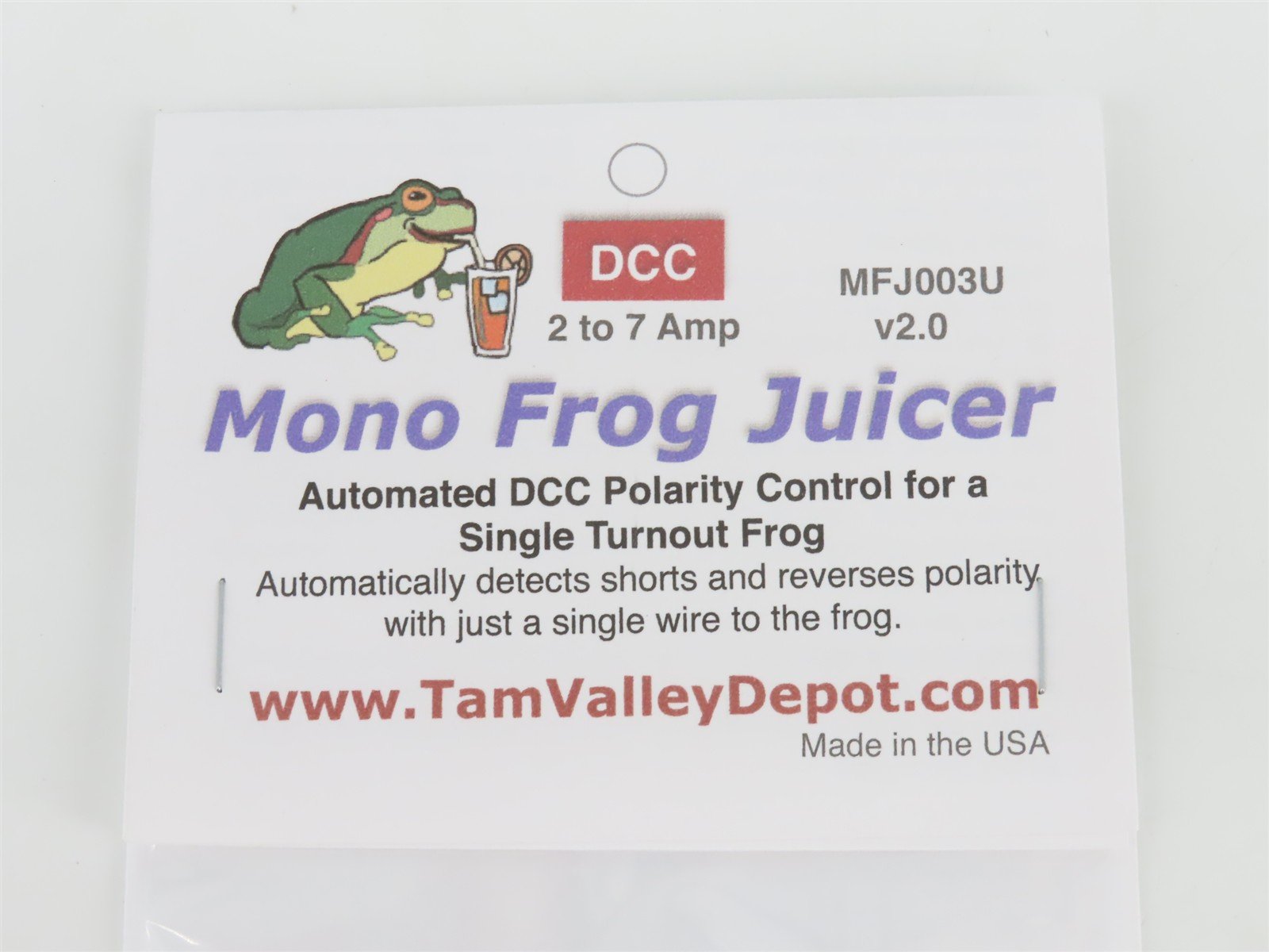Tam Valley Depot MFJ003U Mono Frog Juicer 2.0 DCC Turnout Frog Polarity Control