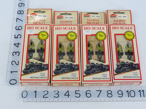LOT of 4 HO 1/87 Scale Model Power 1681 Railroad Signal w/ 2 Way Prewired Switch