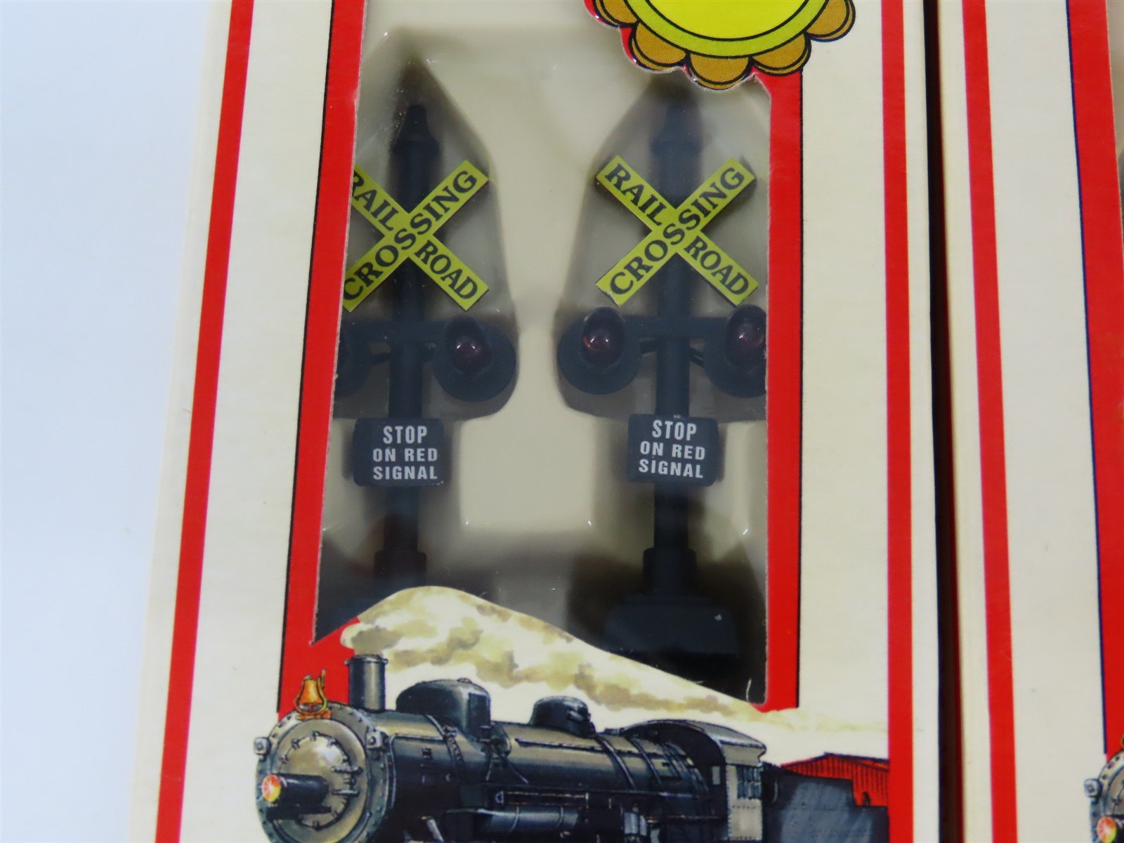 LOT of 4 HO 1/87 Scale Model Power 1681 Railroad Signal w/ 2 Way Prewired Switch