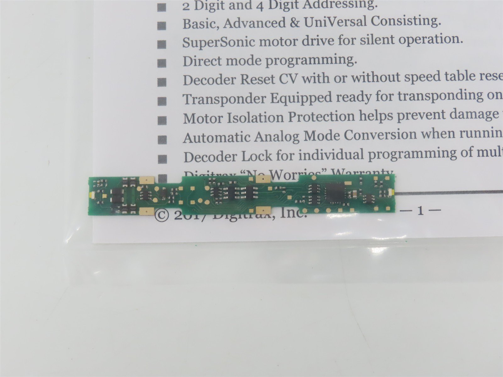 Digitrax DN166I3 DCC Mobile Decoder for 2017 N Scale InterMountain SD40-2