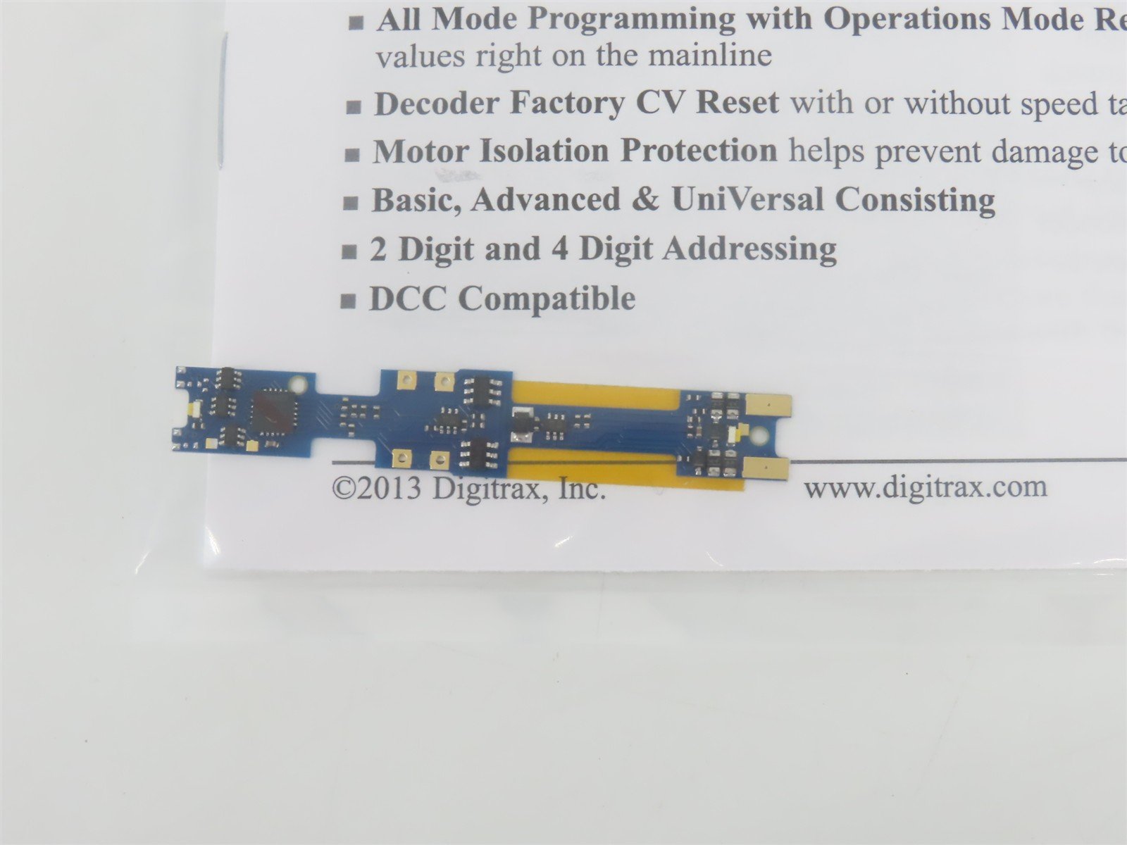 Digitrax DN163K4A DCC Mobile Decoder for N KATO Glacier Express & Other European