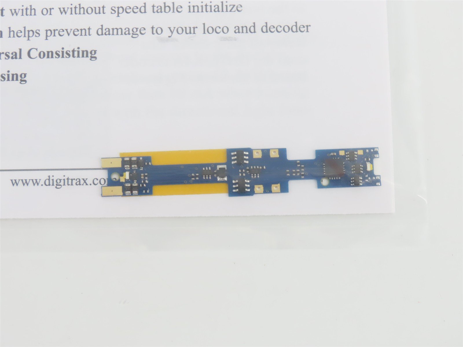 Digitrax DN163K4A DCC Mobile Decoder for N KATO Glacier Express & Other European