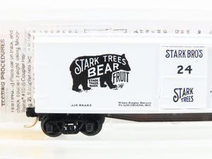 N Scale Micro-Trains MTL 42010 Stark Trees Bear Fruit 40' Single Door Boxcar #24